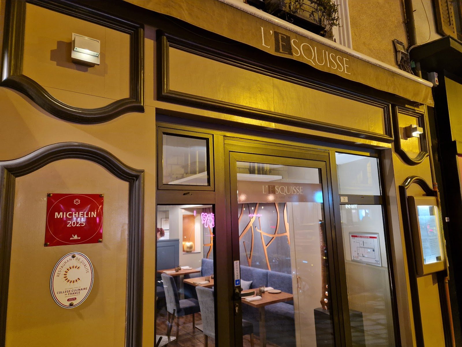 L'Esquisse, restaurant à Annecy